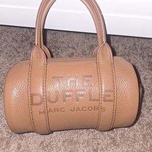 Marc Jacobs Tan Mini Duffle Bag